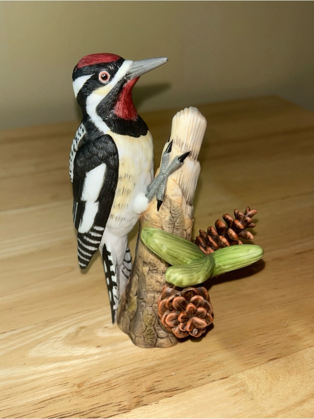 Lenox Yellow Bellied Sapsucker Figure Fine Porcelain Woodpecker 2003 EXCELLENT
